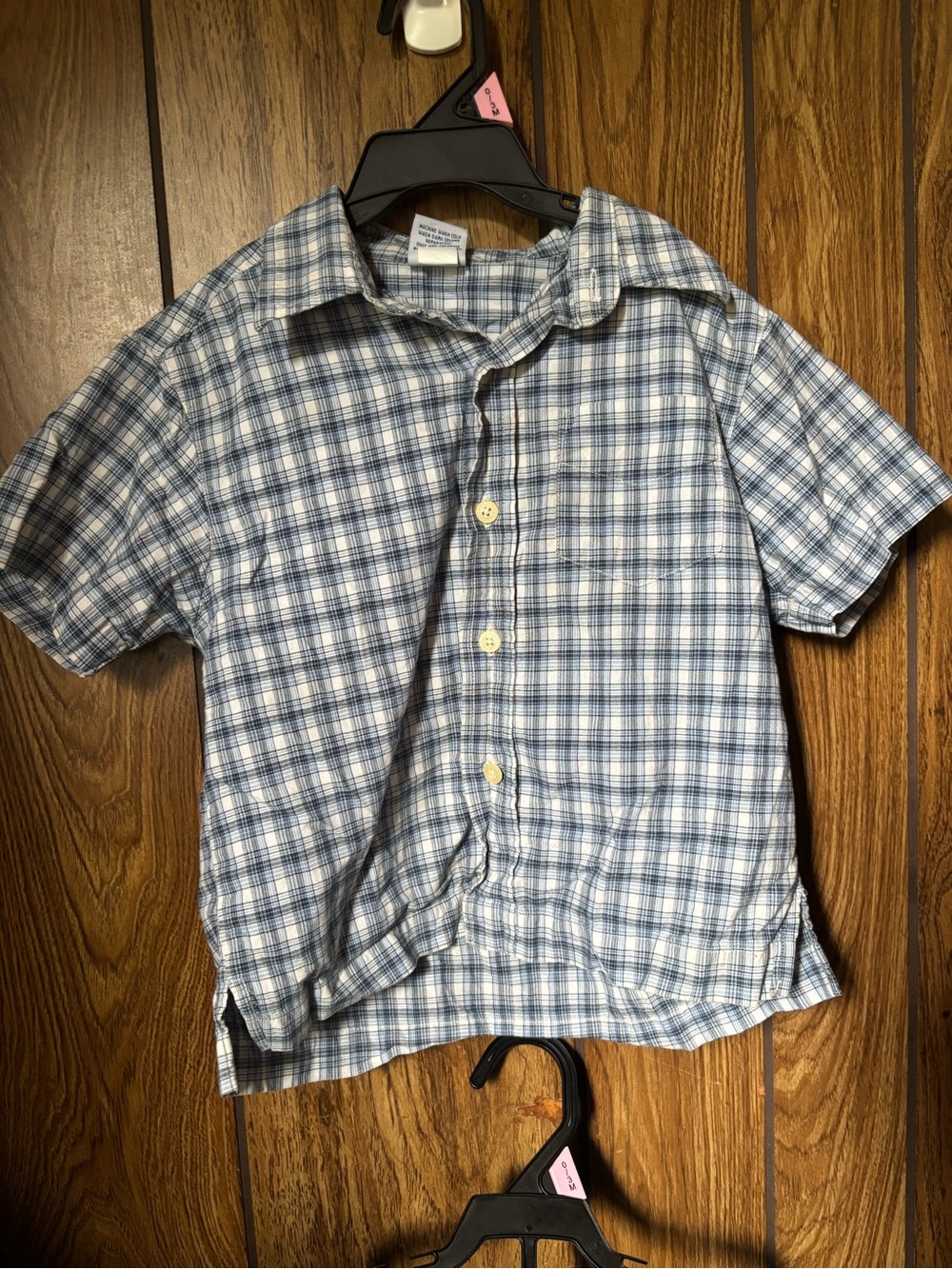 Old Navy Plaid Button-Up Shirt | Toddler Boys 4T